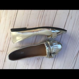 NWOT Abound patent Natalie kiltie flats